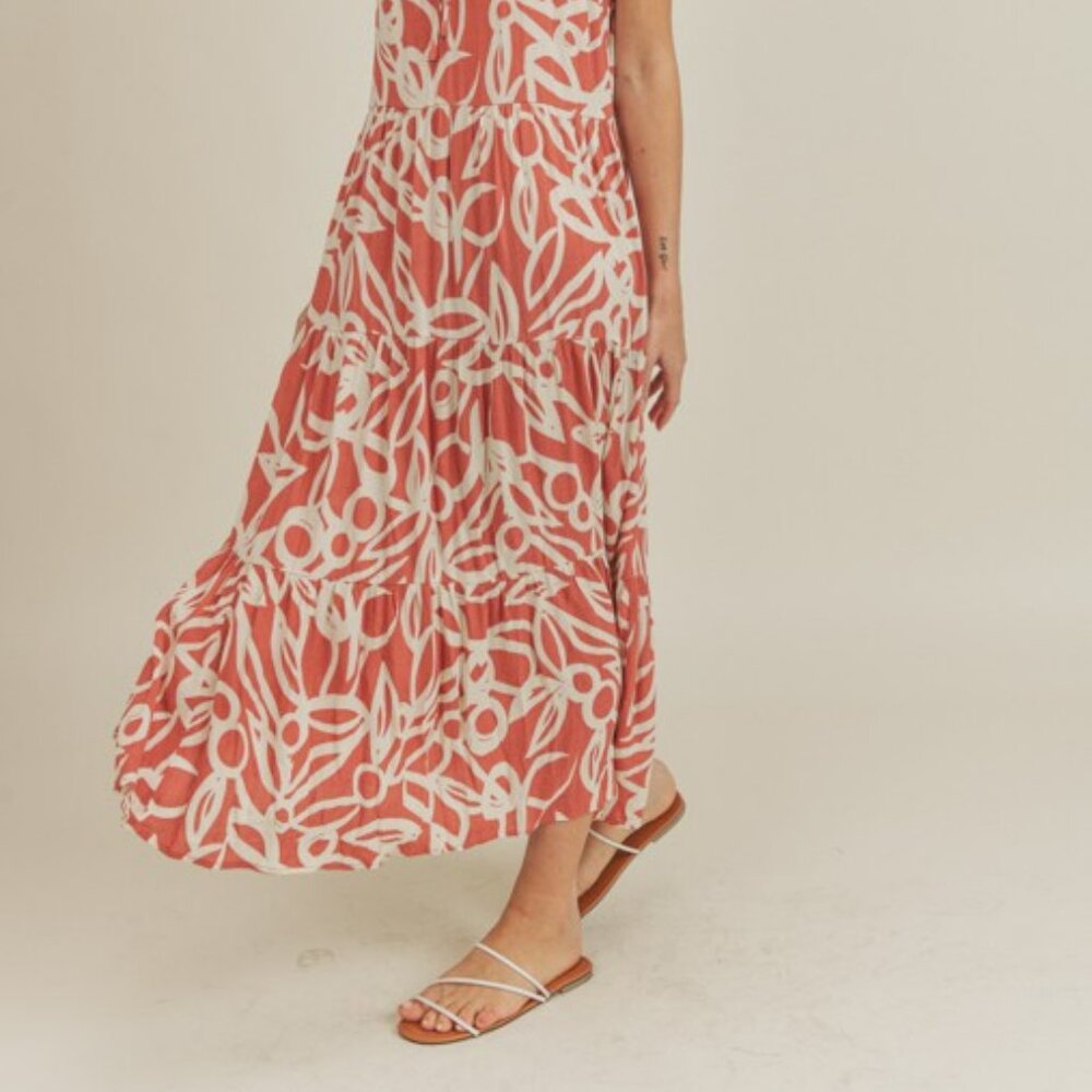 TIE STRAP MAXI DRESS - Picture 7 of 7